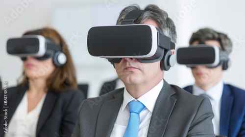 Discussion on developing virtual reality technology for business meetings