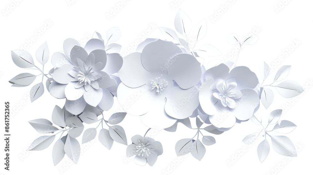 PNG White paper flowers plant accessories creativity. PNG White paper flowers plant accessories creativity.