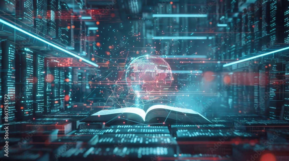 Interactive textbooks and elearning materials with 3D visuals and augmented reality features enhancing the learning experience with 6G technology. Interactive textbooks and elearning materials with 3D visuals and augmented reality features enhancing the learning experience with 6G technology.