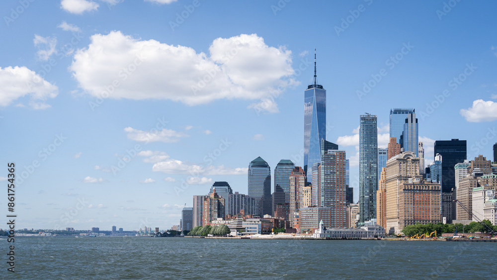 Fototapeta premium new york city skyline