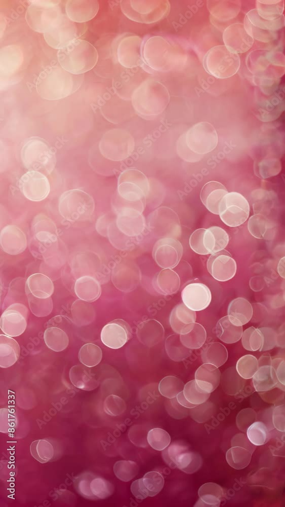 pink bokeh background with overlapping light circles, creating a cheerful and lively atmosphere. The vertical format is perfect for social media stories and festive celebrations.