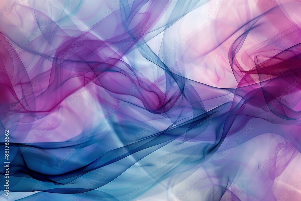 Ethereal Abstract Swirls: A Modern Dance of Blue and Pink Hues Ethereal Abstract Swirls: A Modern Dance of Blue and Pink Hues