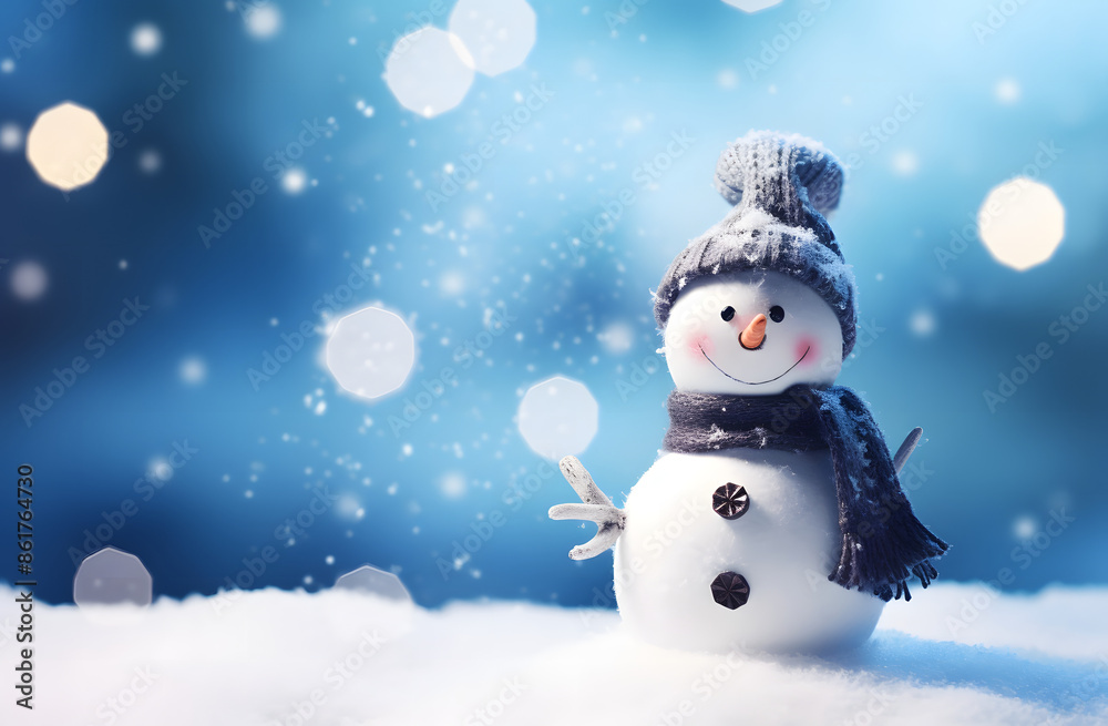 Snowman Family in a Winter Wonderland Snowman Family in a Winter Wonderland