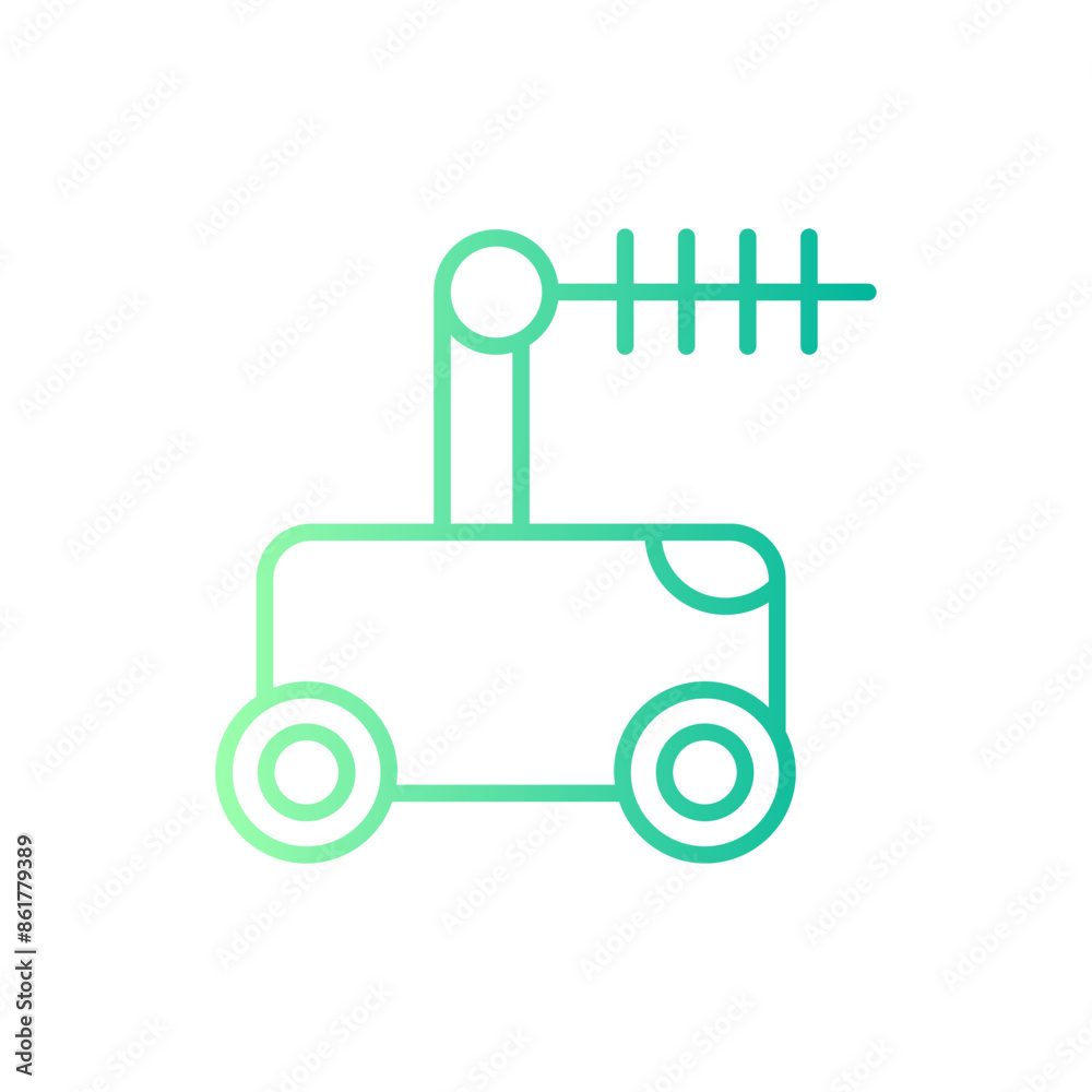 moon rover gradient icon moon rover gradient icon