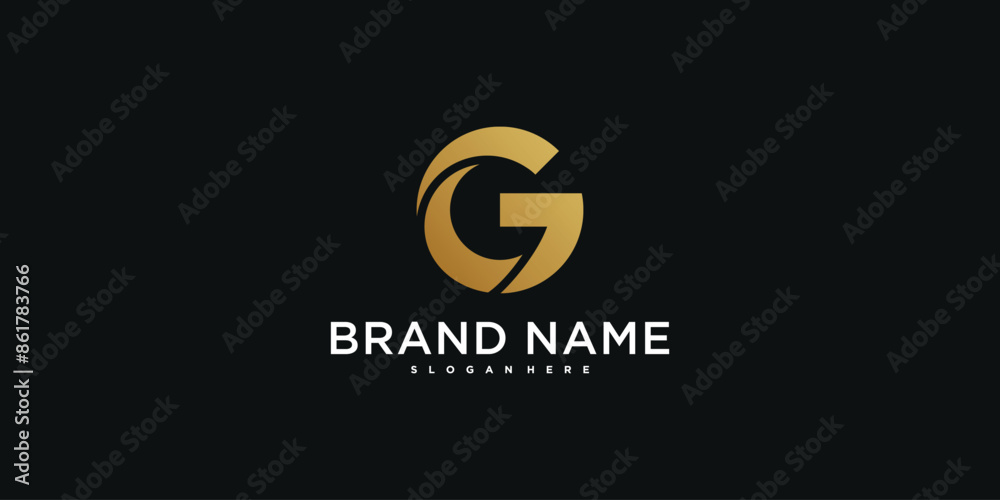 Modern letter G abstract logo design. Preamium Vector Modern letter G abstract logo design. Preamium Vector