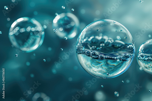 Wallpaper Mural Generative ai on theme of beautiful texture clean water for design natural abstract background Torontodigital.ca