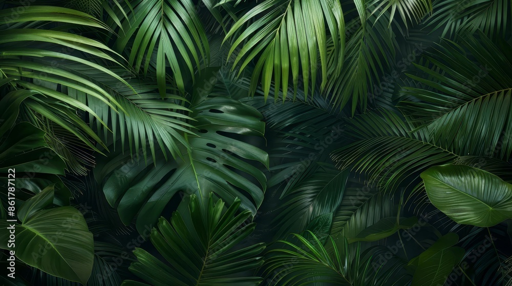 Historical illustrations tropical leafs Historical illustrations tropical leafs