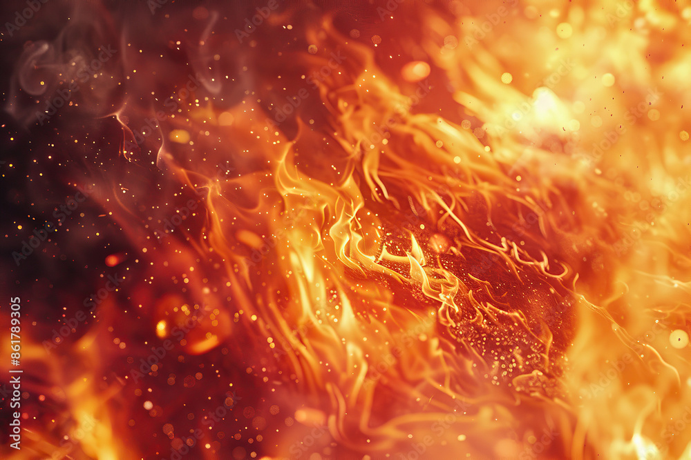 Generative ai on theme of beautiful texture bright hot fire for design natural abstract background Generative ai on theme of beautiful texture bright hot fire for design natural abstract background