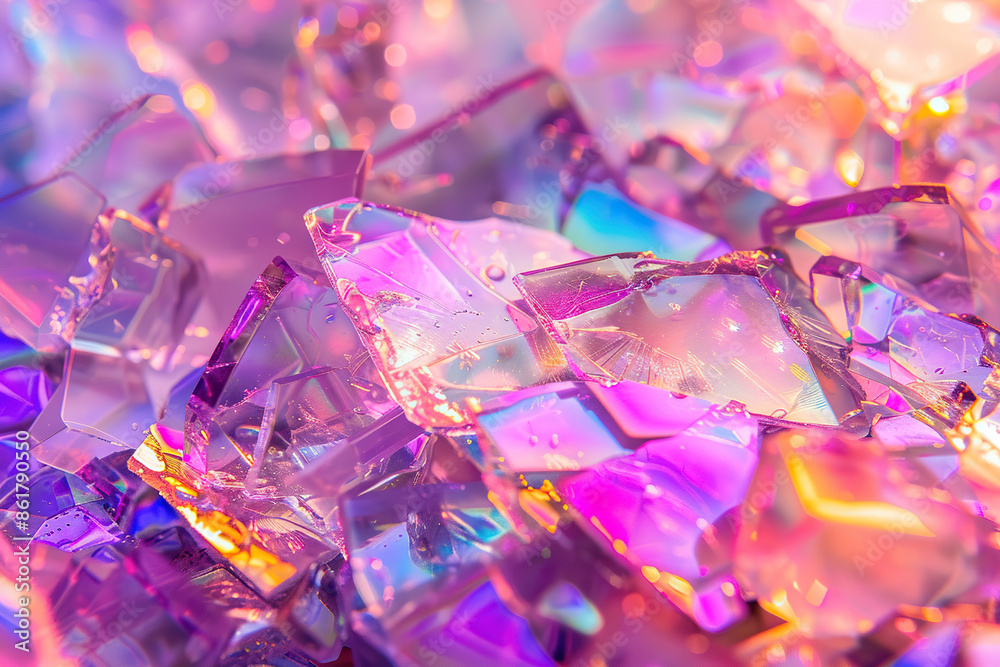 Generative ai on theme of beautiful texture broken glass for design natural abstract background Generative ai on theme of beautiful texture broken glass for design natural abstract background