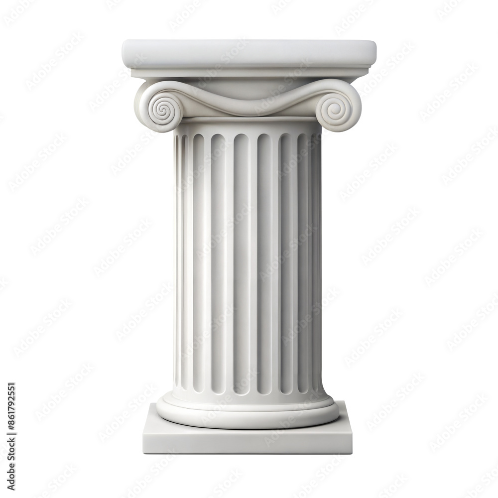 Fototapeta premium column on transparent background