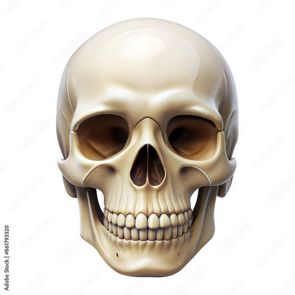 Obraz premium skull on transparent background