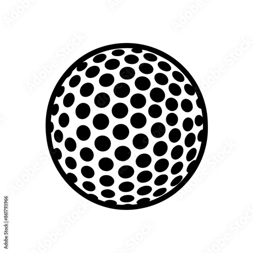golf ball vector illustration