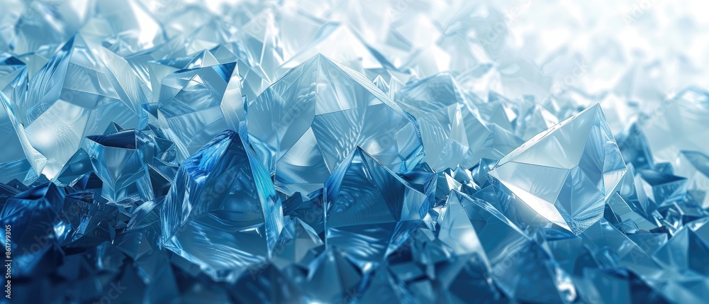 Close-up of beautiful blue crystal formations with sharp edges and reflective surfaces, capturing the intricate details of uncut gemstones. Close-up of beautiful blue crystal formations with sharp edges and reflective surfaces, capturing the intricate details of uncut gemstones.