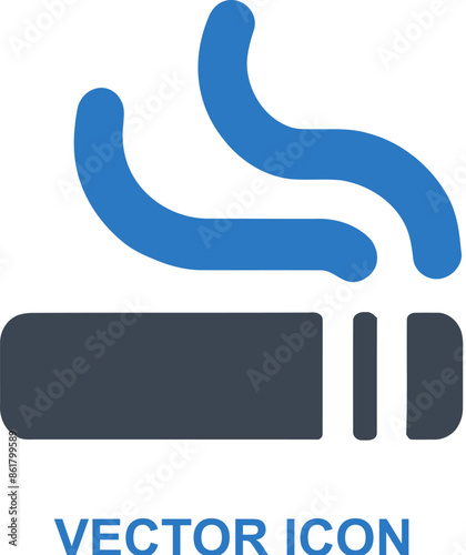 Smoking Area Sign Icon