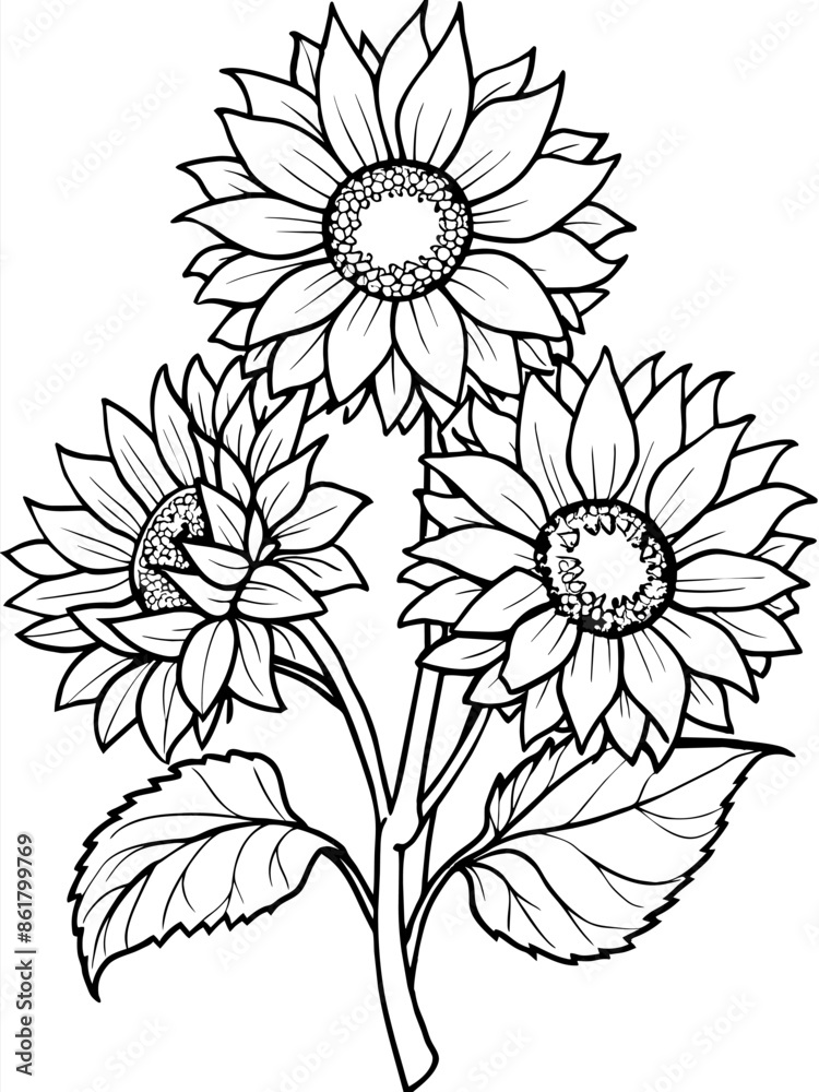 White flower logo icon t-shirt design coloring page app icon Print design illustration White flower logo icon t-shirt design coloring page app icon Print design illustration
