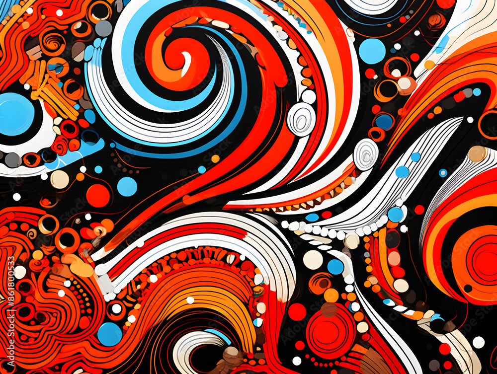 Abstract background with colorful random shapes, vibrant composition Abstract background with colorful random shapes, vibrant composition
