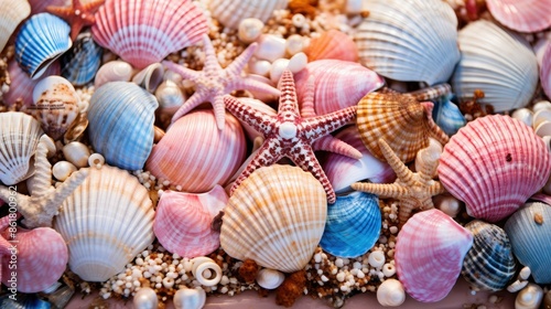 seashells on the beach