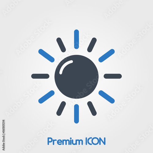 Noon Sun Icon