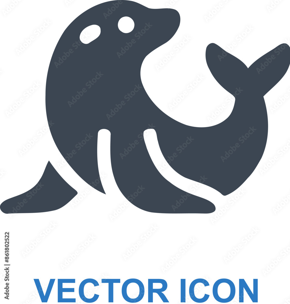 Obraz premium Sea Lion Icon