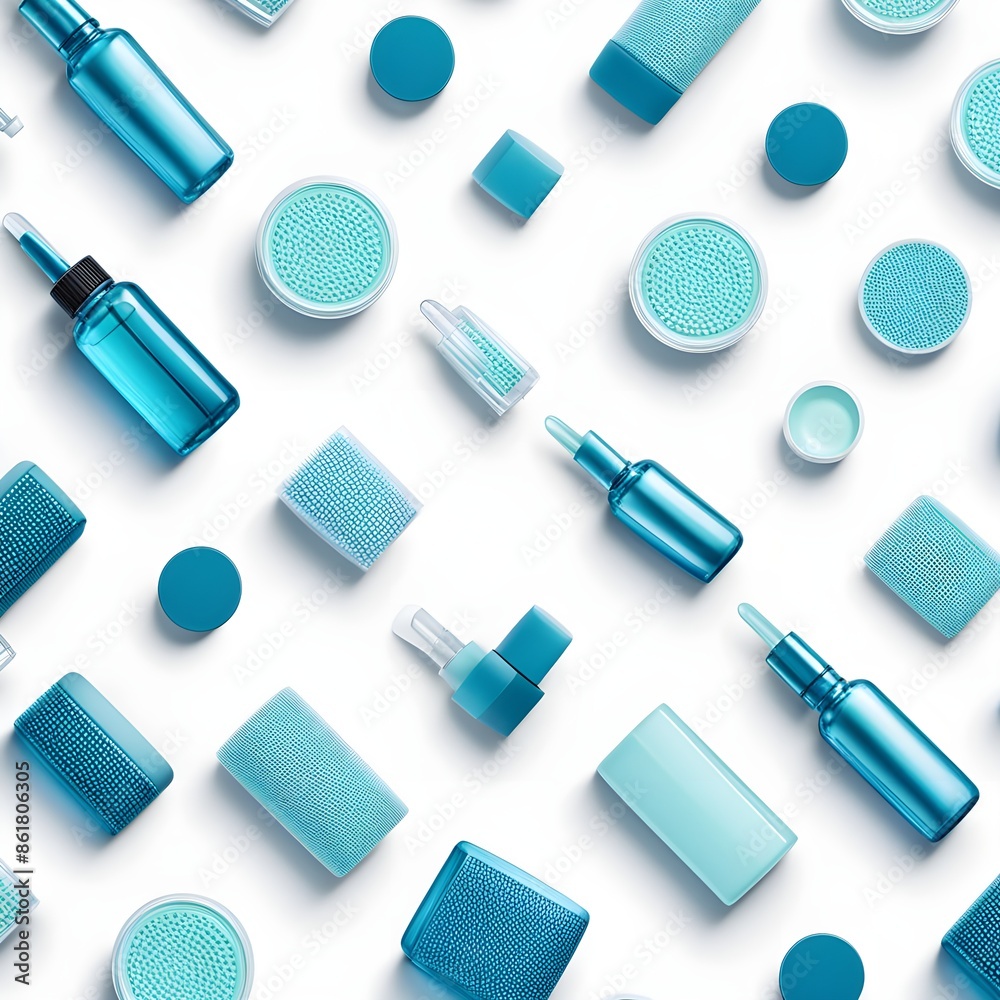 Background pattern for make-up tools Background pattern for make-up tools