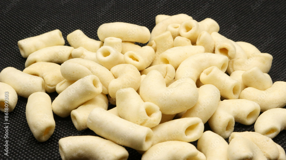 Macaroni snack isolated Macaroni snack isolated