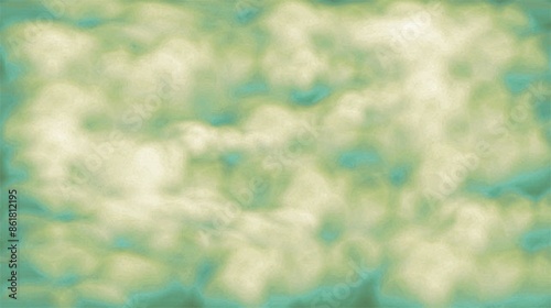 Abstract  summer beautiful bright watercolor background with clouds illustration design