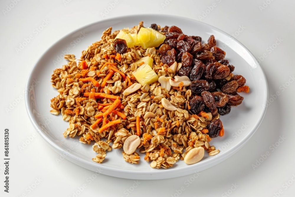 Gourmet Delight Carrot Cake Granola with Aroma of Maple Syrup Gourmet Delight Carrot Cake Granola with Aroma of Maple Syrup