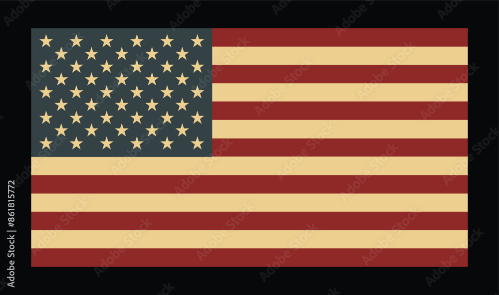 Fototapeta premium USA Flag Design