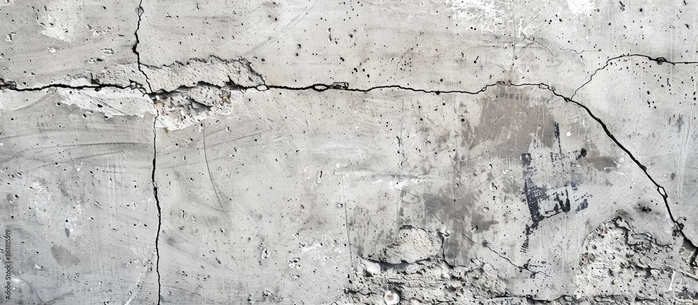 Fototapeta premium Uneven gray concrete surface providing a background with copy space image.