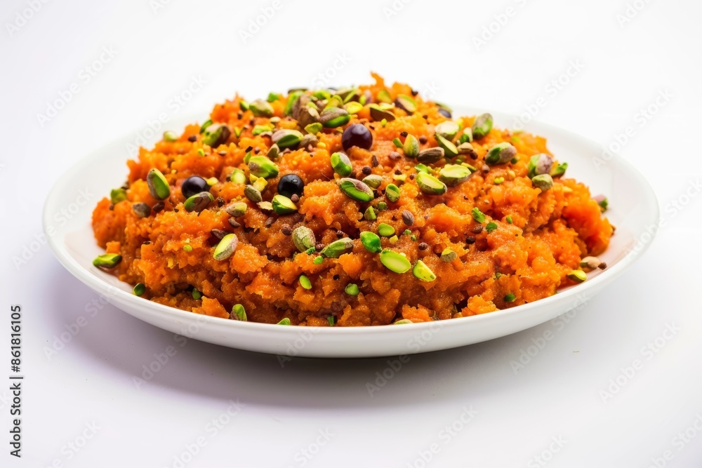 Satisfying Carrot Halwa Dessert with Aromatic Spices Satisfying Carrot Halwa Dessert with Aromatic Spices