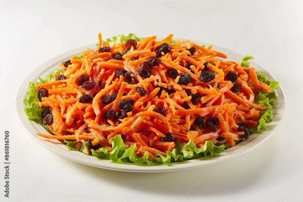 Vibrant Carrot Raisin Salad with Poppy Seeds and Citrus Zest Vibrant Carrot Raisin Salad with Poppy Seeds and Citrus Zest