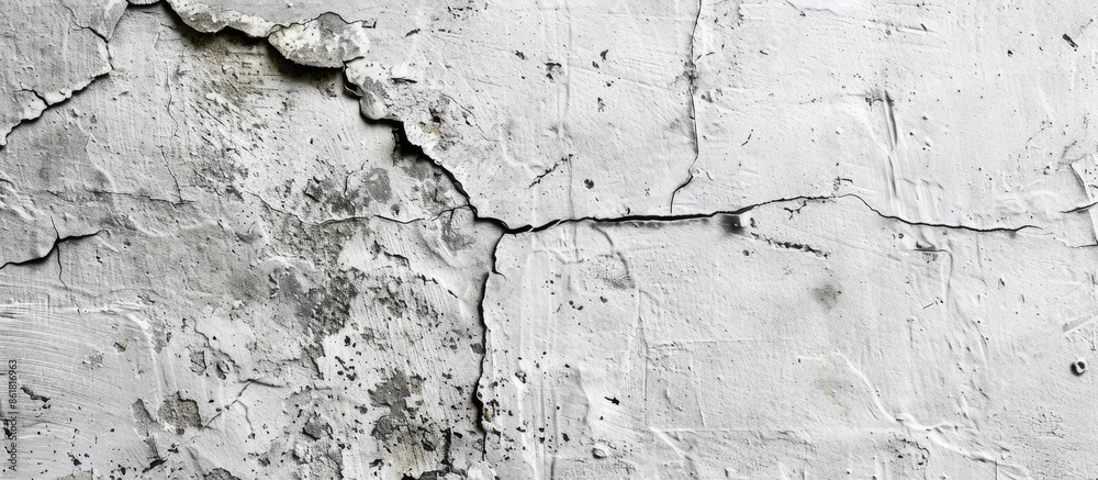 Obraz premium Scratched material background texture on a concrete wall with copy space image.