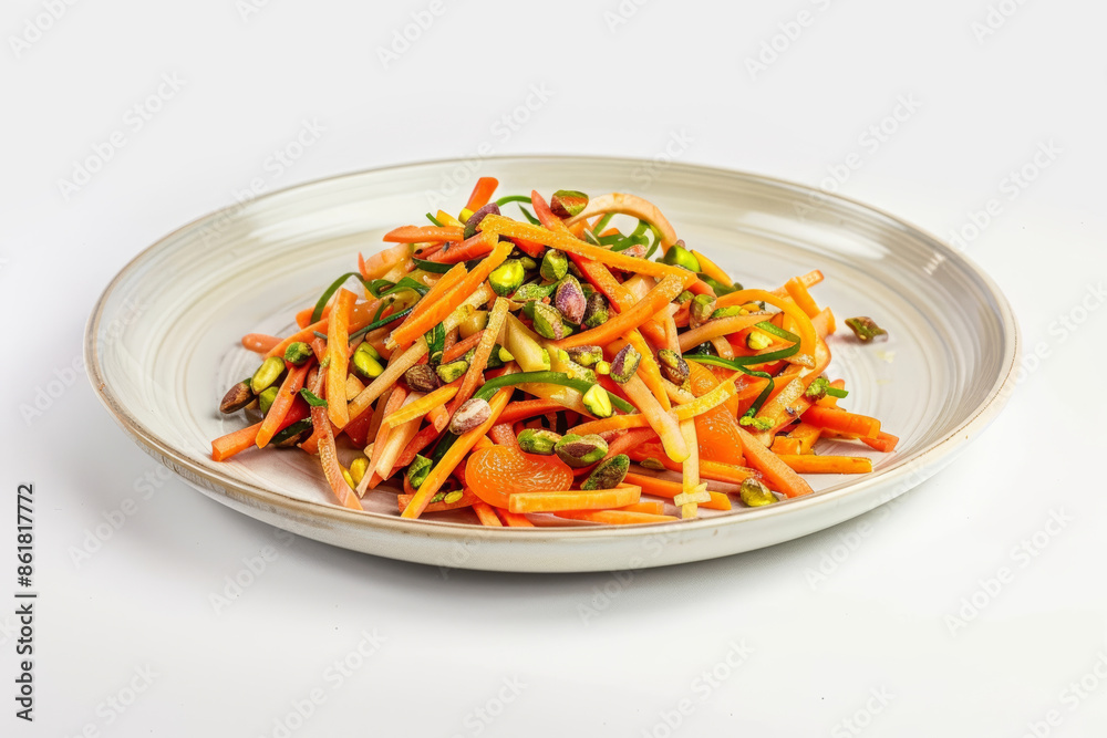 Easy Carrot and Pistachio Salad with Apricots