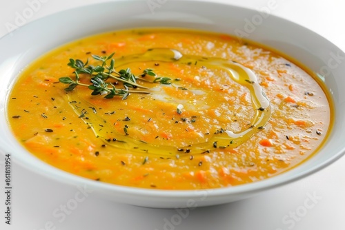 Nourishing Carrot and Thyme Soup for Your Guests