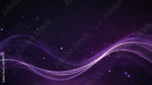 Abstract Golden Purple Energy Flow | Abstract Light Waves | 4K Digital Background, technology, wallpaper. Ai generative