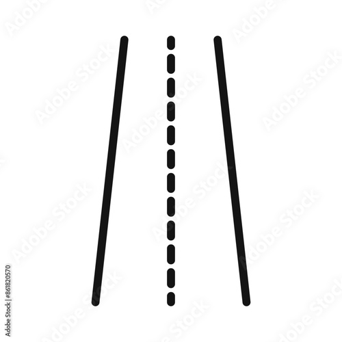 Road Sign Icon Ideal for GPS Apps