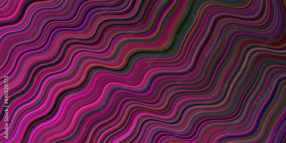 Dark Pink vector background with lines. Dark Pink vector background with lines.