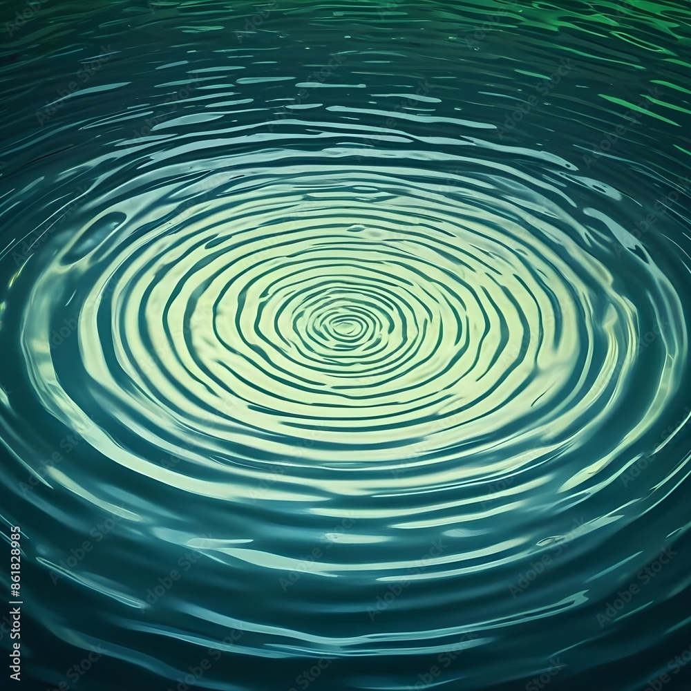 Abstract green ripples in water background Abstract green ripples in water background