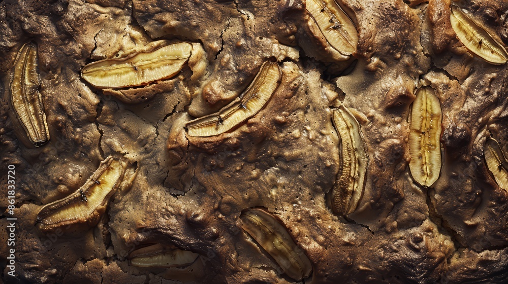 A batch of homemade banana bread A batch of homemade banana bread