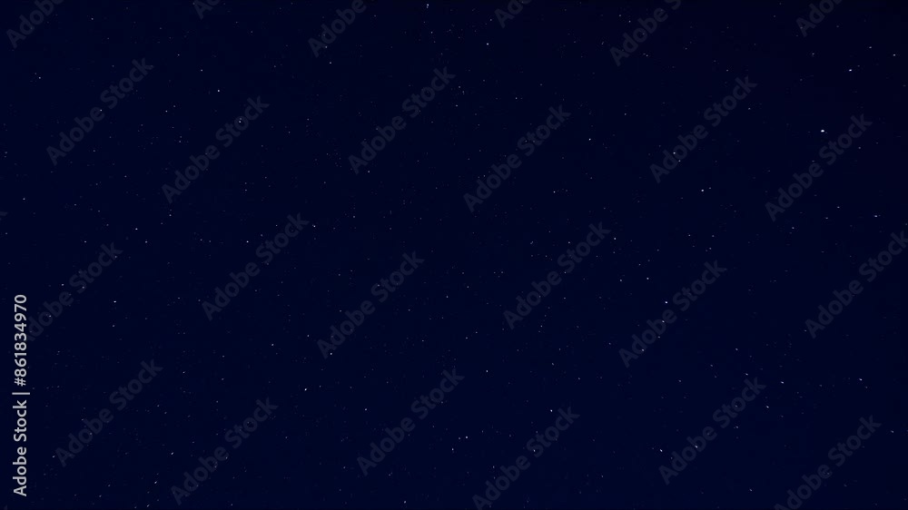 The movement of star constellations and rotating stars in the spring night sky. The movement of star constellations and rotating stars in the spring night sky.