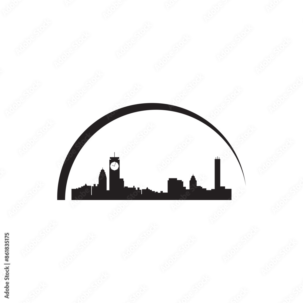 Fototapeta premium simple logo CITY