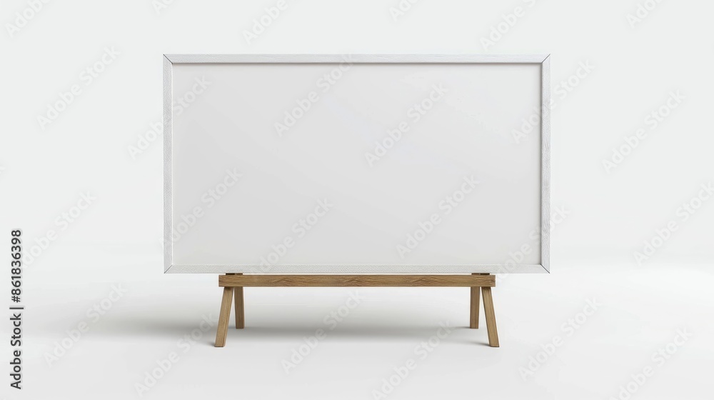 Whiteboard isolated on a white background Whiteboard isolated on a white background