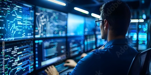 Monitoring Network Traffic, Troubleshooting Issues, and Ensuring Network Performance The Role of NOC Technicians. Concept Network monitoring, Issue troubleshooting, Performance assurance