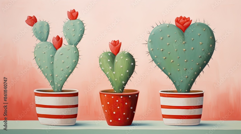 Cactus in pots Cactus in pots
