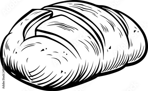  Bread clipart desing illustration