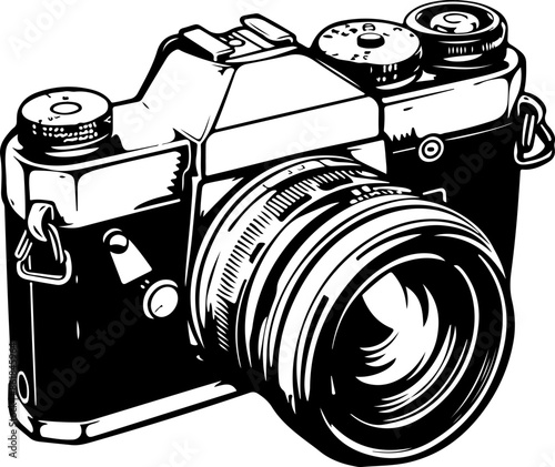 Old camera clipart desing illustration