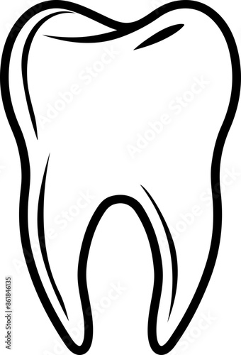 Teeth clipart desing illustration
