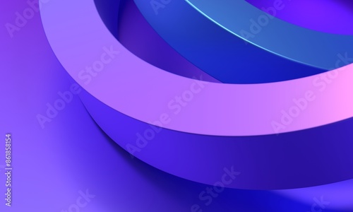 Fototapeta Naklejka Na Ścianę i Meble -  Abstract minimalist shapes, 3d render