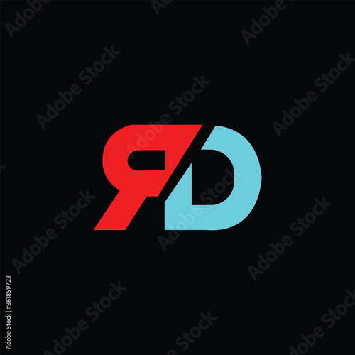 RD Logo Icon Monogram Vector Design Template