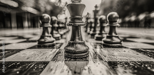 photography of chess on a chessboard